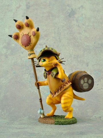 Airou (Game Characters Collection DX Otomo Orange Tabby), Monster Hunter Portable 2nd G, MegaHouse, Pre-Painted